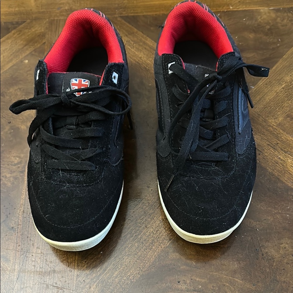 Black and Red Sneakers